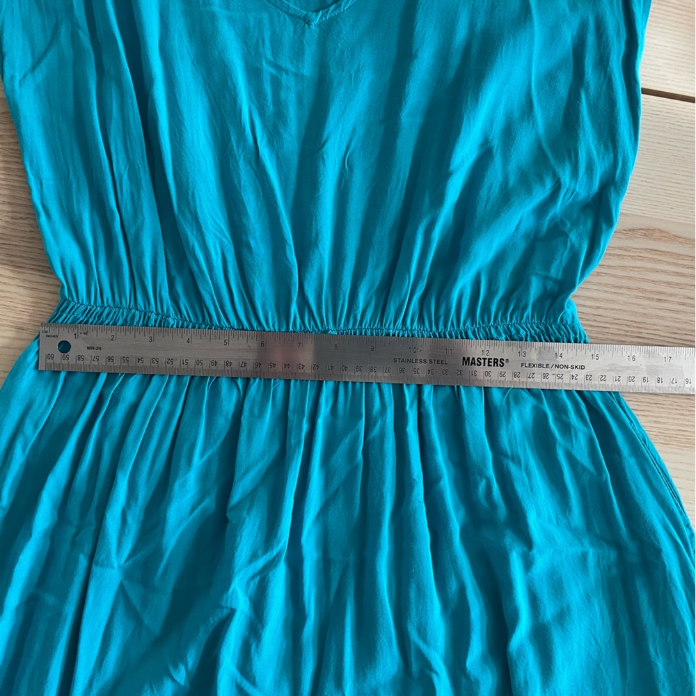 Mini Sundress Lot of 2 Mossimo & Xhilaration XL Aqua Blue Black White - Picture 4 of 16